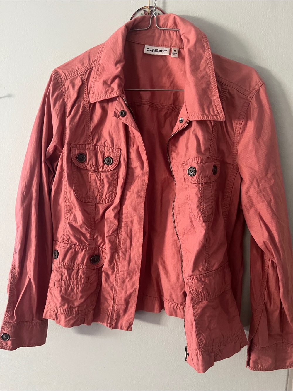 croft & barrow Coral Utility Jacket